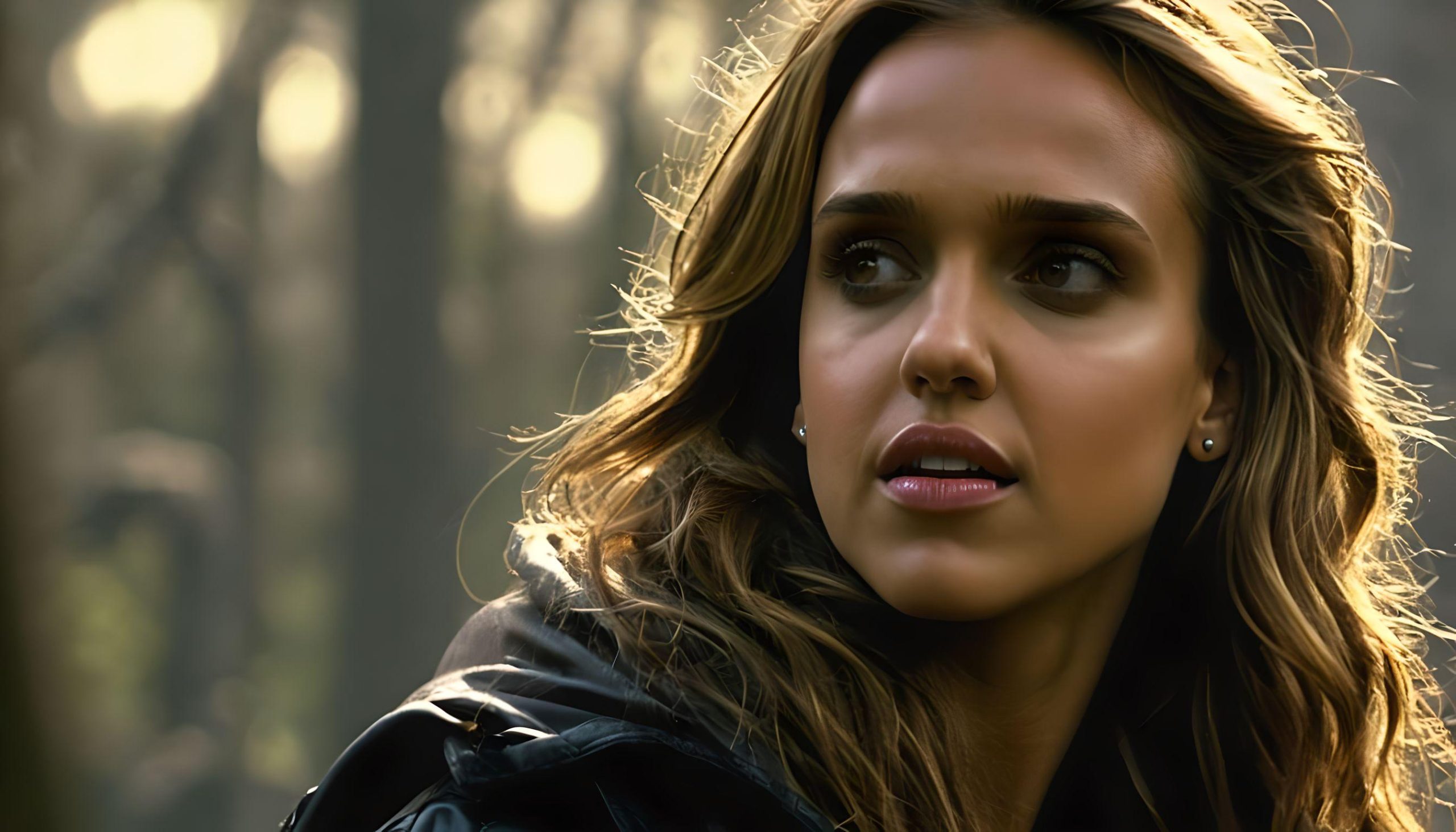 Jessica Alba from dark angel envisioned by AI