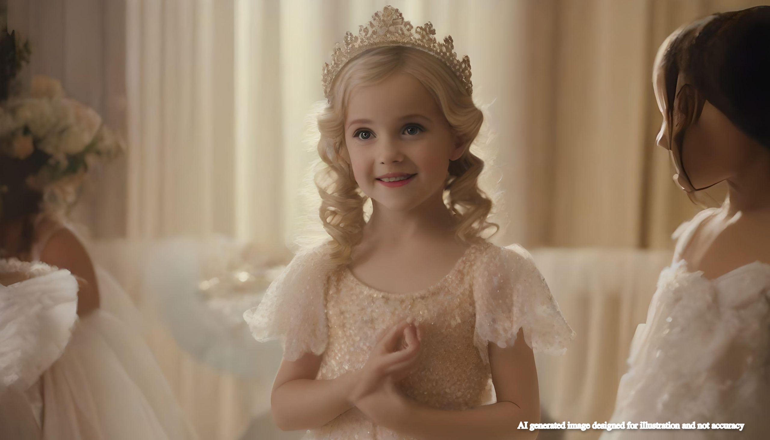 JonBenet Ramsey beauty pageant imagined by AI