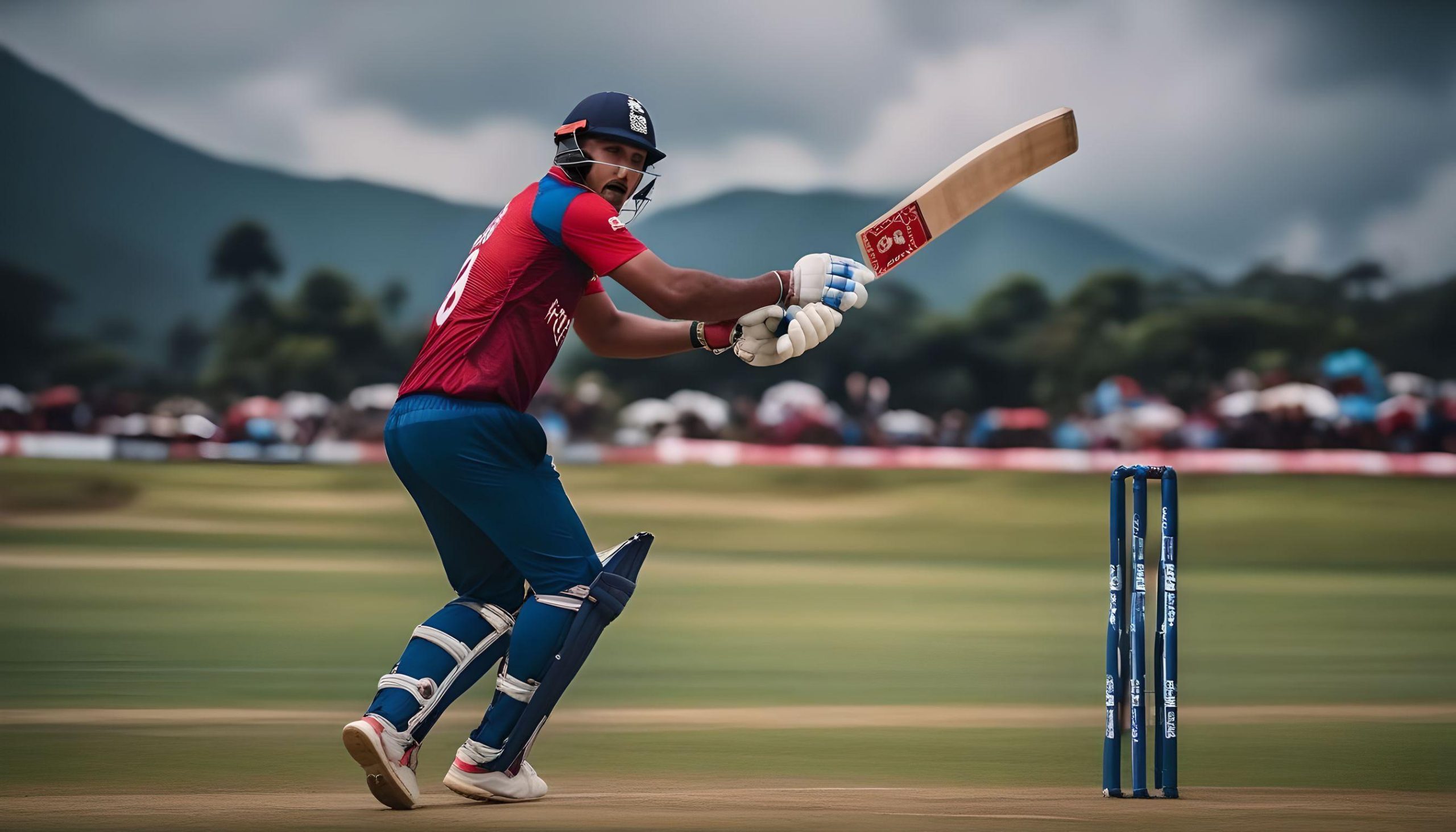 Paras Khadka playing Cricket AI