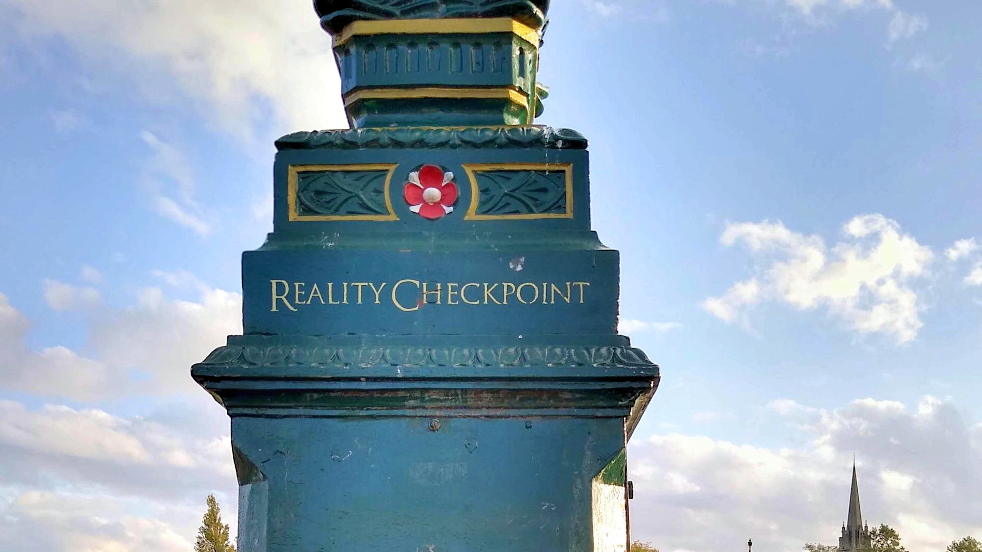 Reality Check Point AI, Cambridge, England. The dividing line between academic life and real life