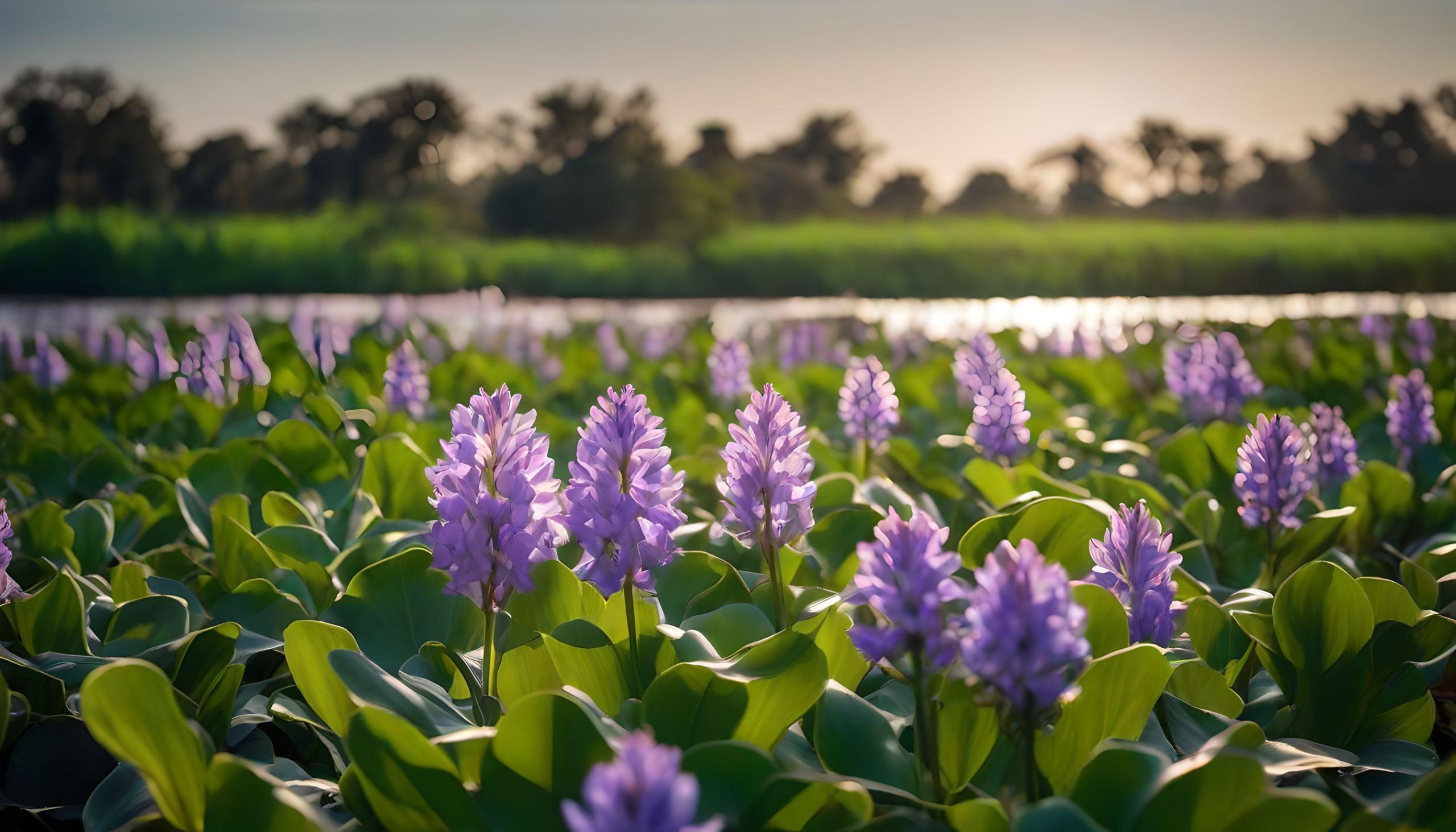 Water Hyacinth AI generated