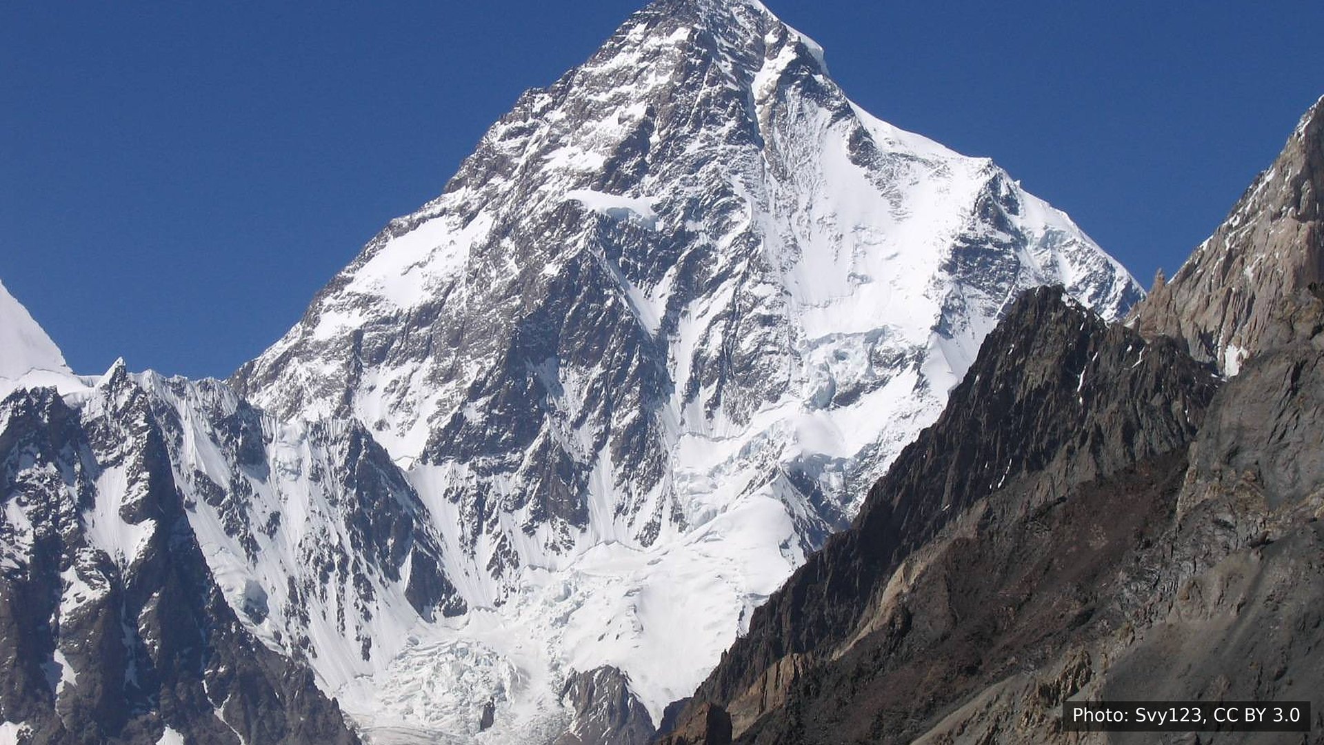 K2 in the Karakoram, Pakistan