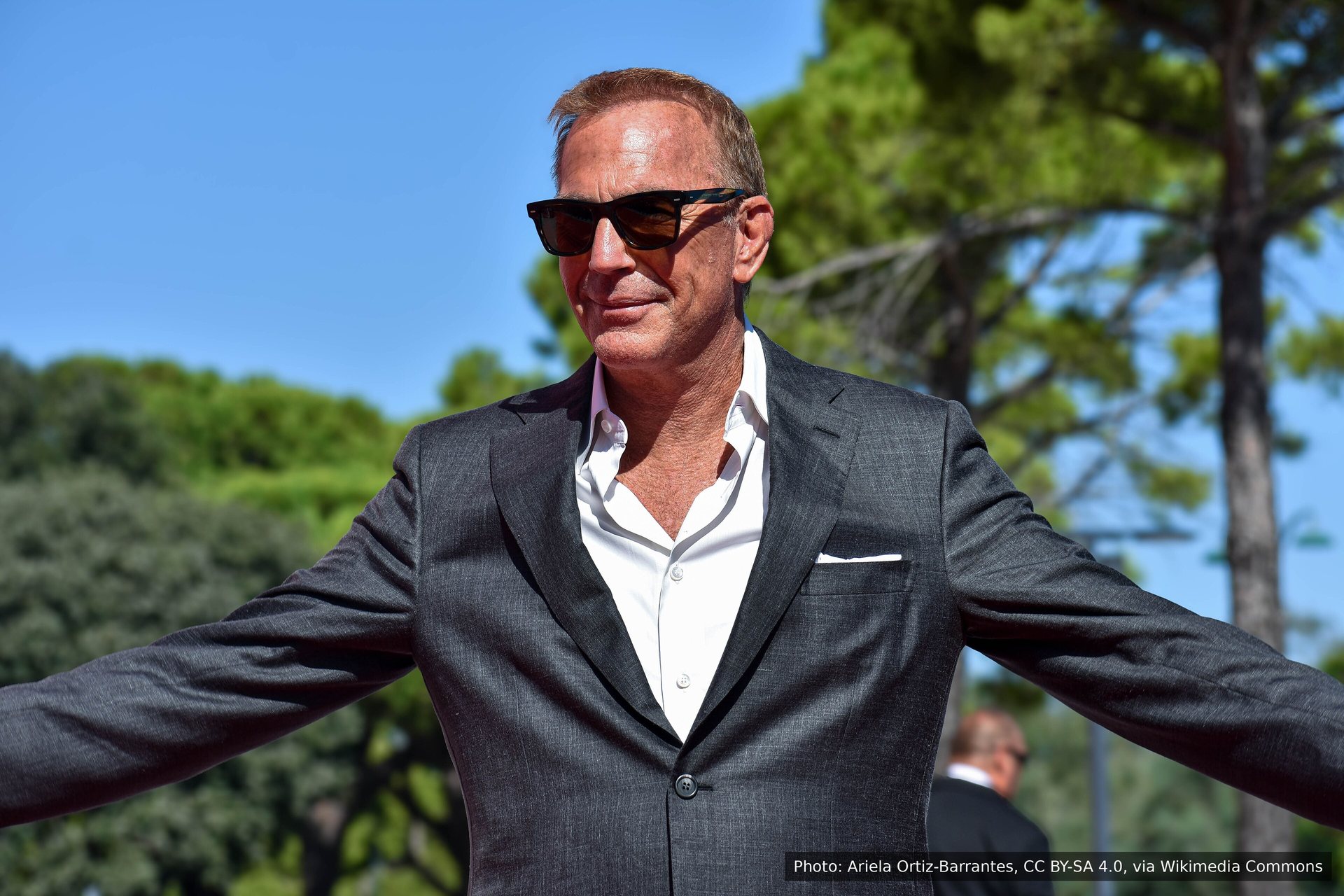 Kevin Costner at the Venice Film Festival, 2024