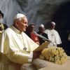 Pope John Paul II sermon in the Wieliczka Salt Mine imagined by AI